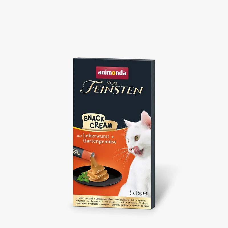Preisreduziert animonda Cream Adult Leberwurst + Gemüse 6x15 g